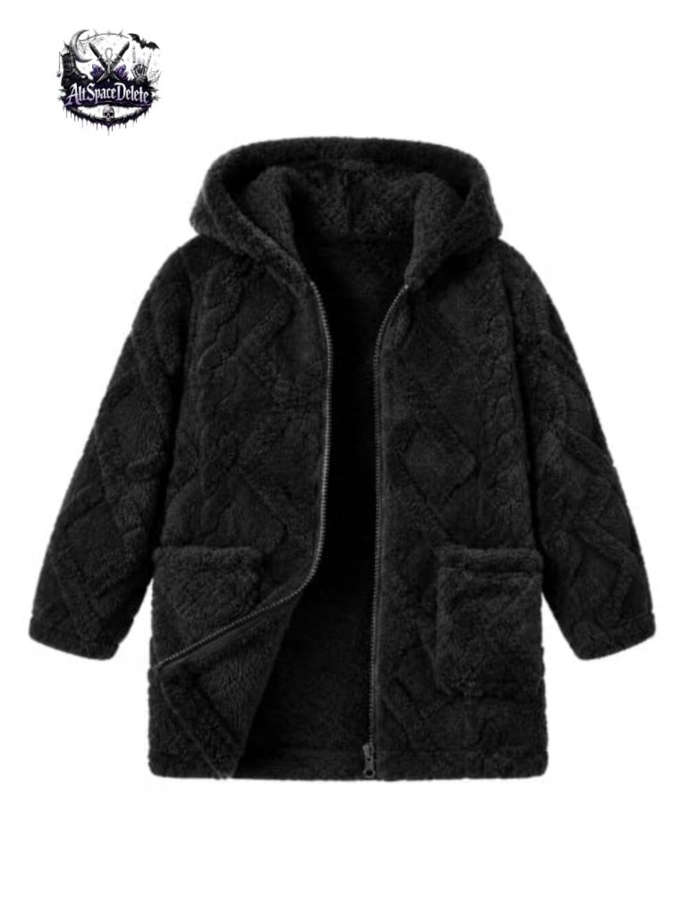 Toddler Girls Fleece Jacket Hooded Winter Coat Outwear